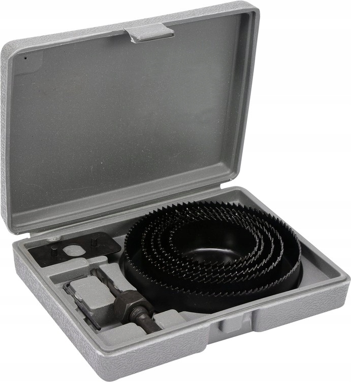 WYCINARKA DO OTWORÓW W DREWNIE 8 SZTUK 22571 VOREL