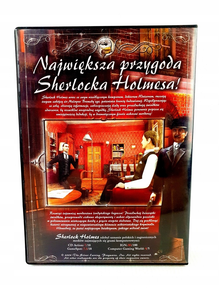 SHERLOCK HOLMES I TAJEMNICA SREBRNEGO KOLCZYKA PL Tematyka przygodowe
