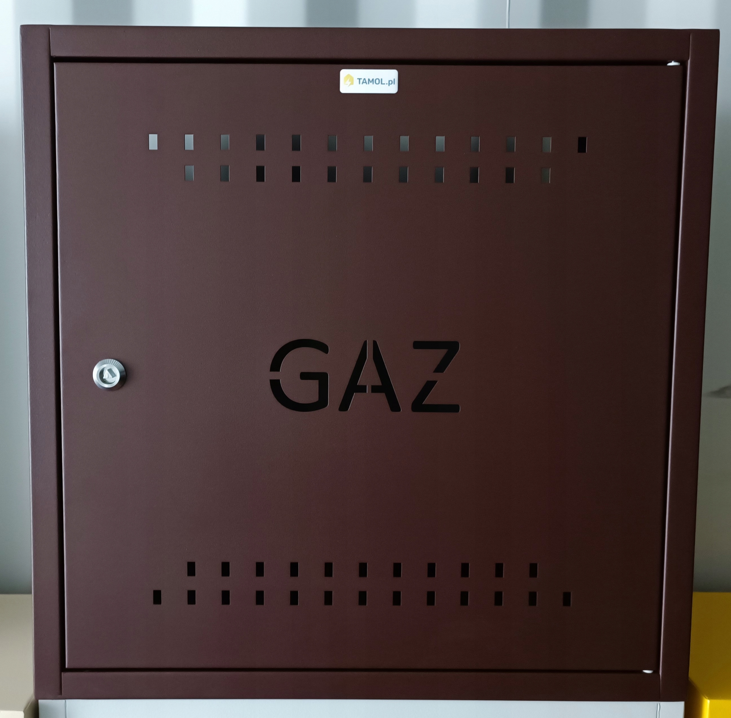 Szafka,skrzynka gazowa 60x60x25 Standard Bez pleców Brązowa Kod producenta SG-W