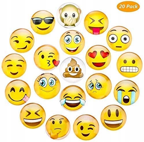 

Kreatywne Magnesy Na Lodówkę Emoji Śmieszne 3D