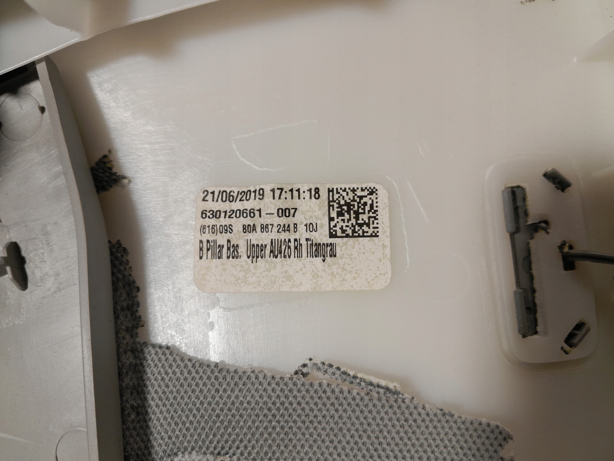 AUDI Q5 II 80A cover side SLUPKA 80A867244B