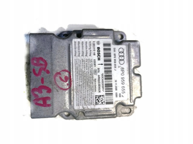 AUDI A3 8P 08-13r MODUŁ AIRBAG 8P0959655J