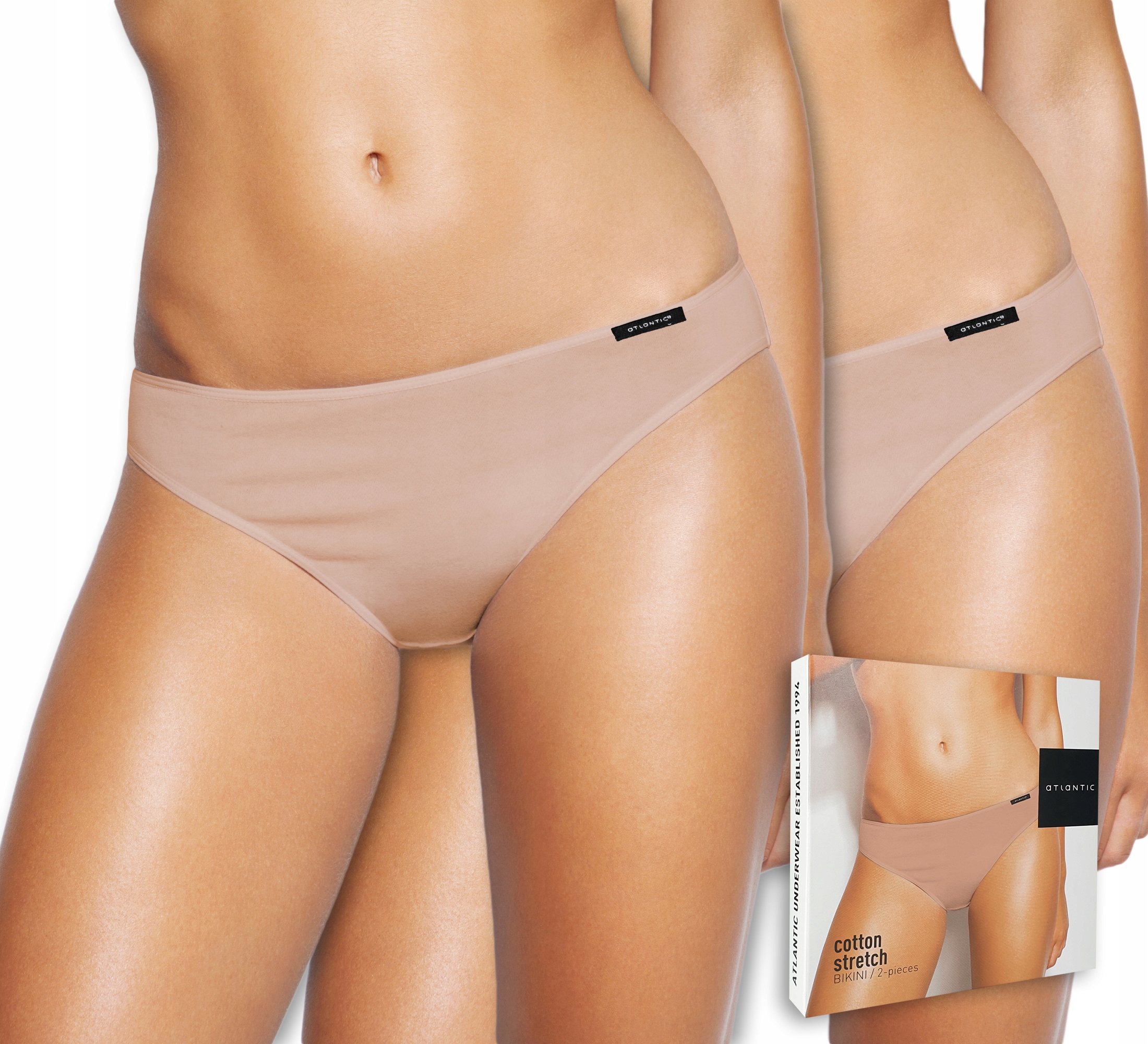 

Majtki damskie Atlantic 581 2-PAK figi bikini - XL