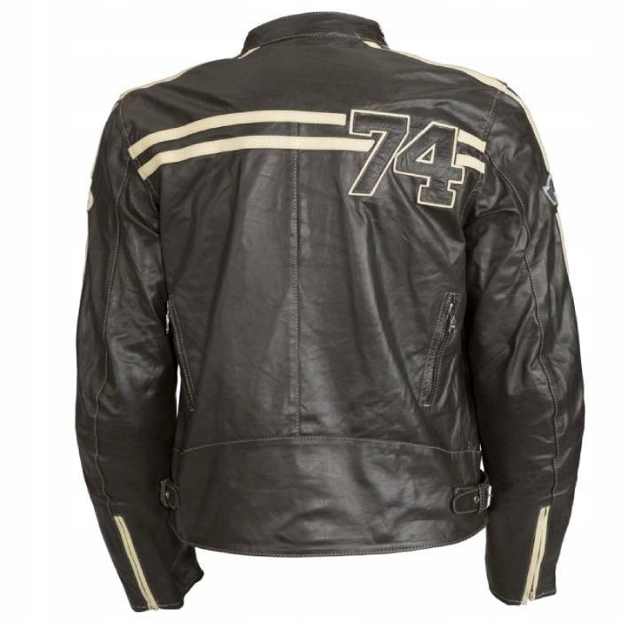 Kožená motocyklová bunda Lookwell 74 Ltd čierna 50