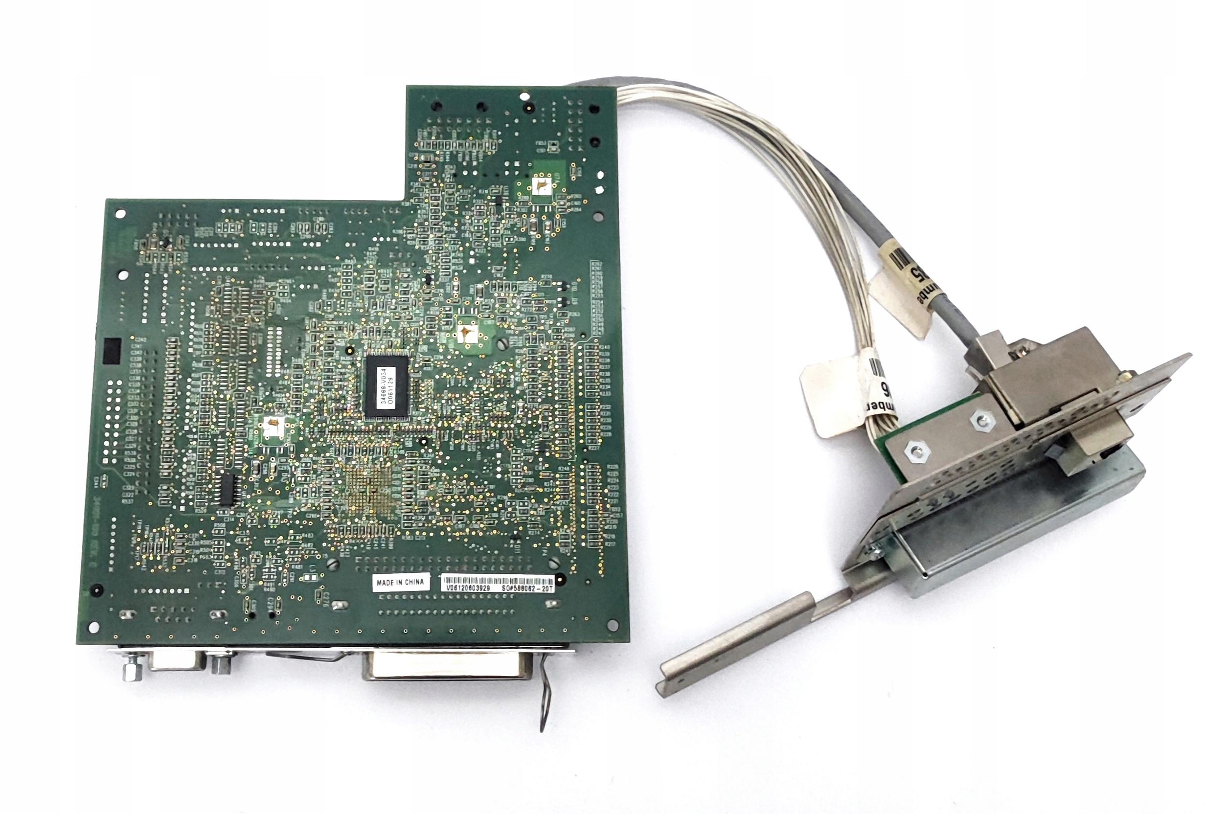 Formater, płyta główna Zebra Z6M Plus, 34901-010 REV G (RJ-45/COM/LPT) Producent Zebra