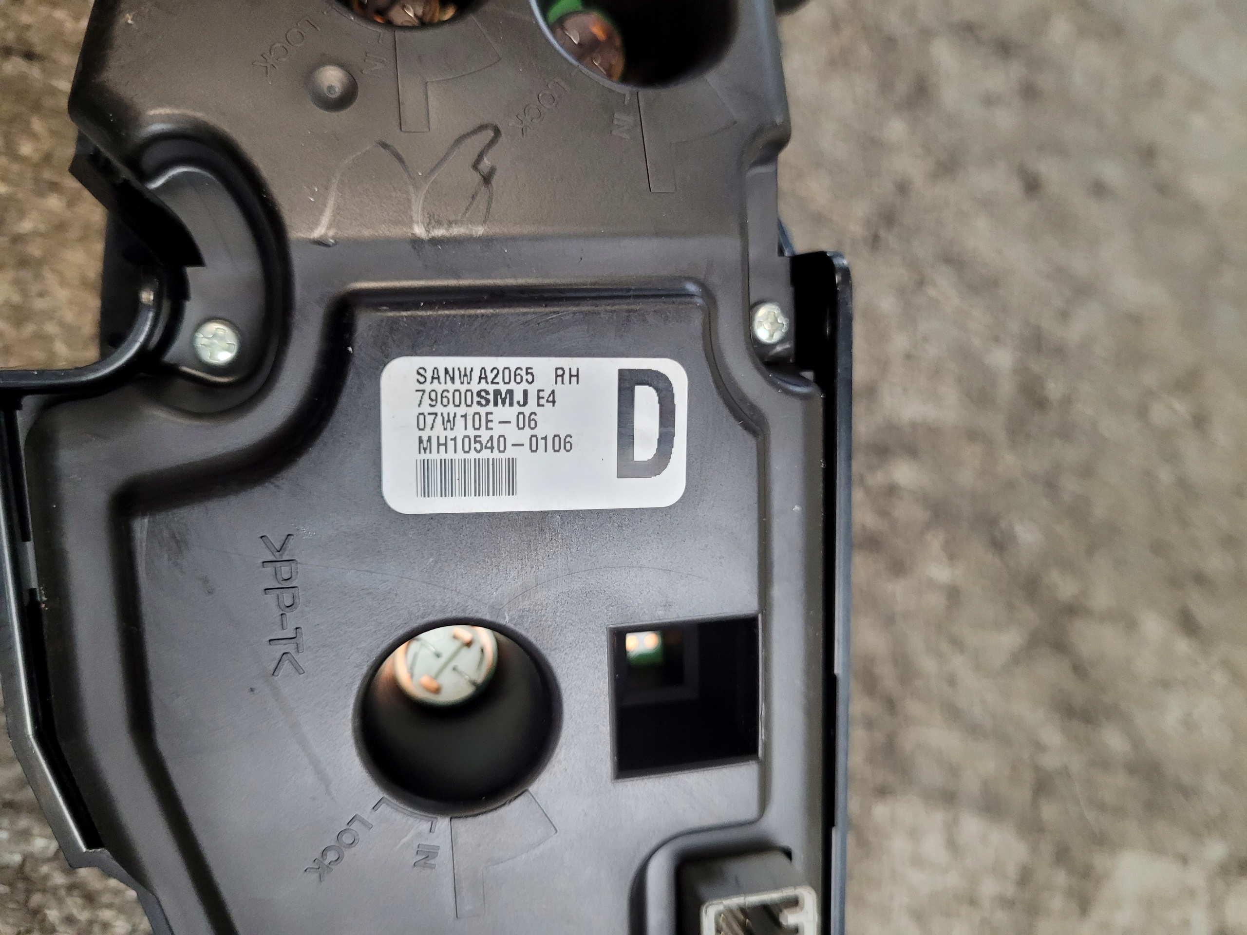 PANEL BOCCHETTE 79600SMJE4 HONDA CIVIC VIII 8 HB