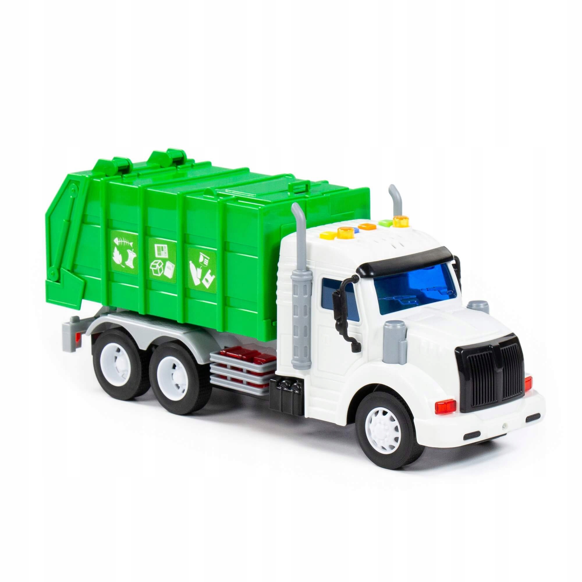 ŚMIECIARKA AUTO z NAPĘDEM ŚWIATŁO DŹWIĘKI PROFI EAN (GTIN) 4810344086495