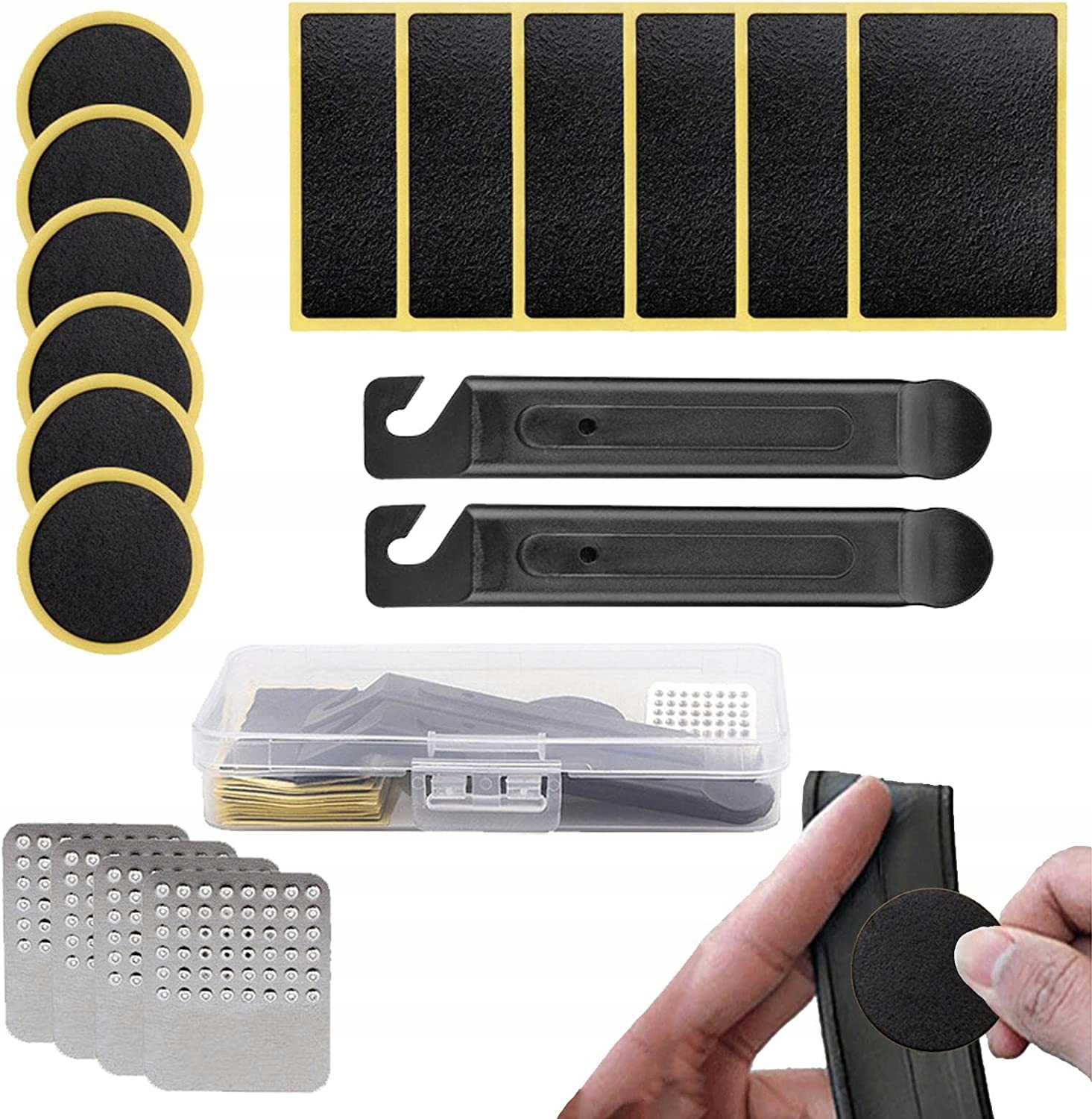 

18-częściowy zestaw do naprawy opon rowerowych