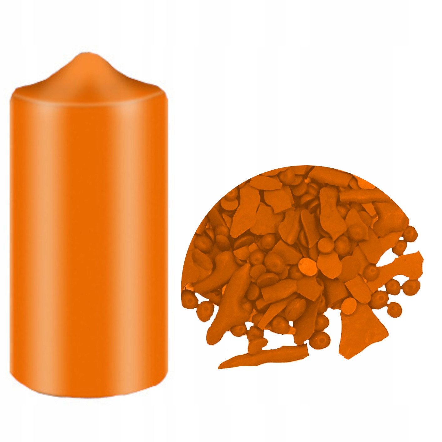 

Barwnik do świec wosku parafiny kolor Pomarańczowy