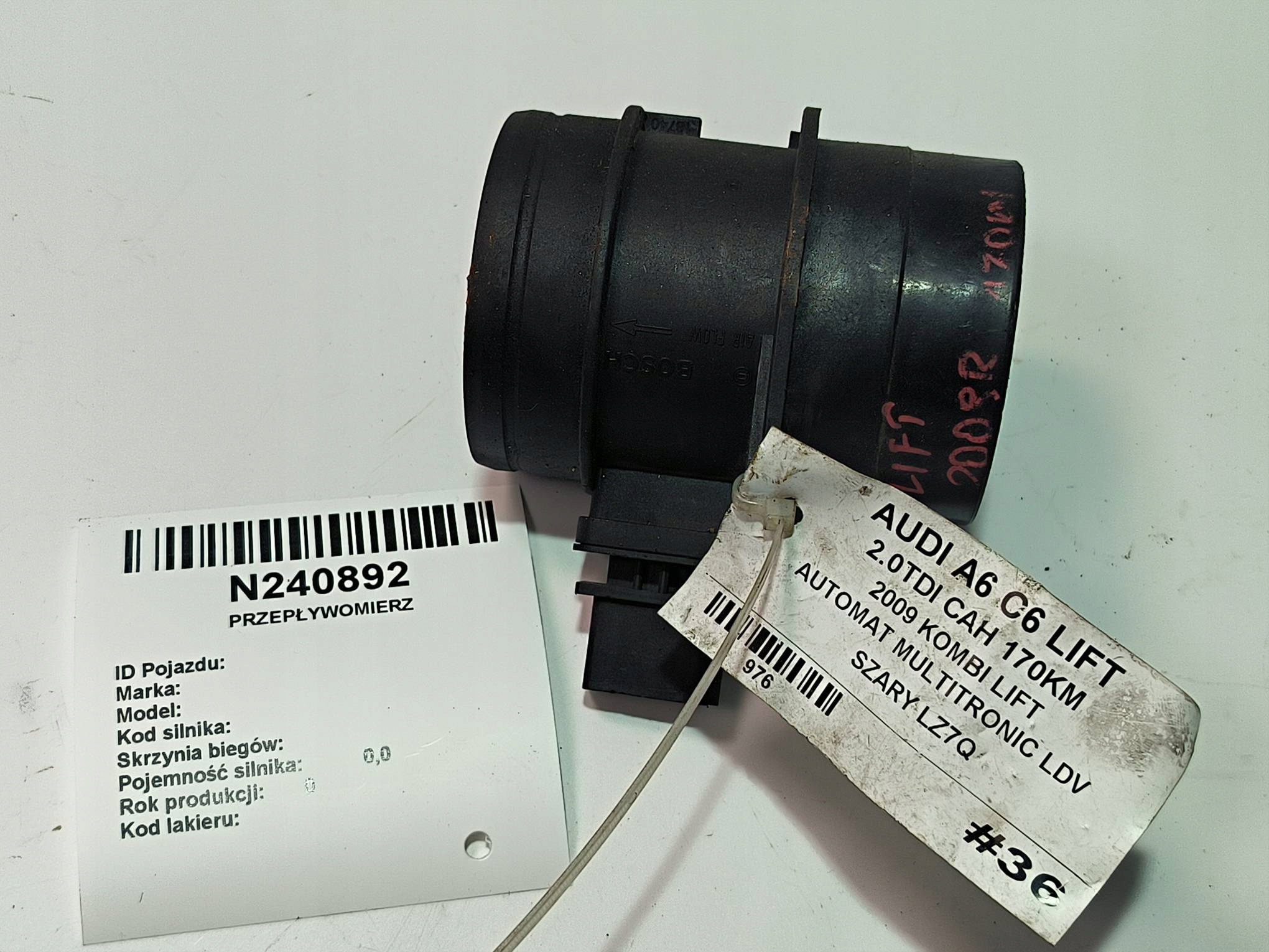 flow meter 0281002735 VOLKSWAGEN PASSAT B6