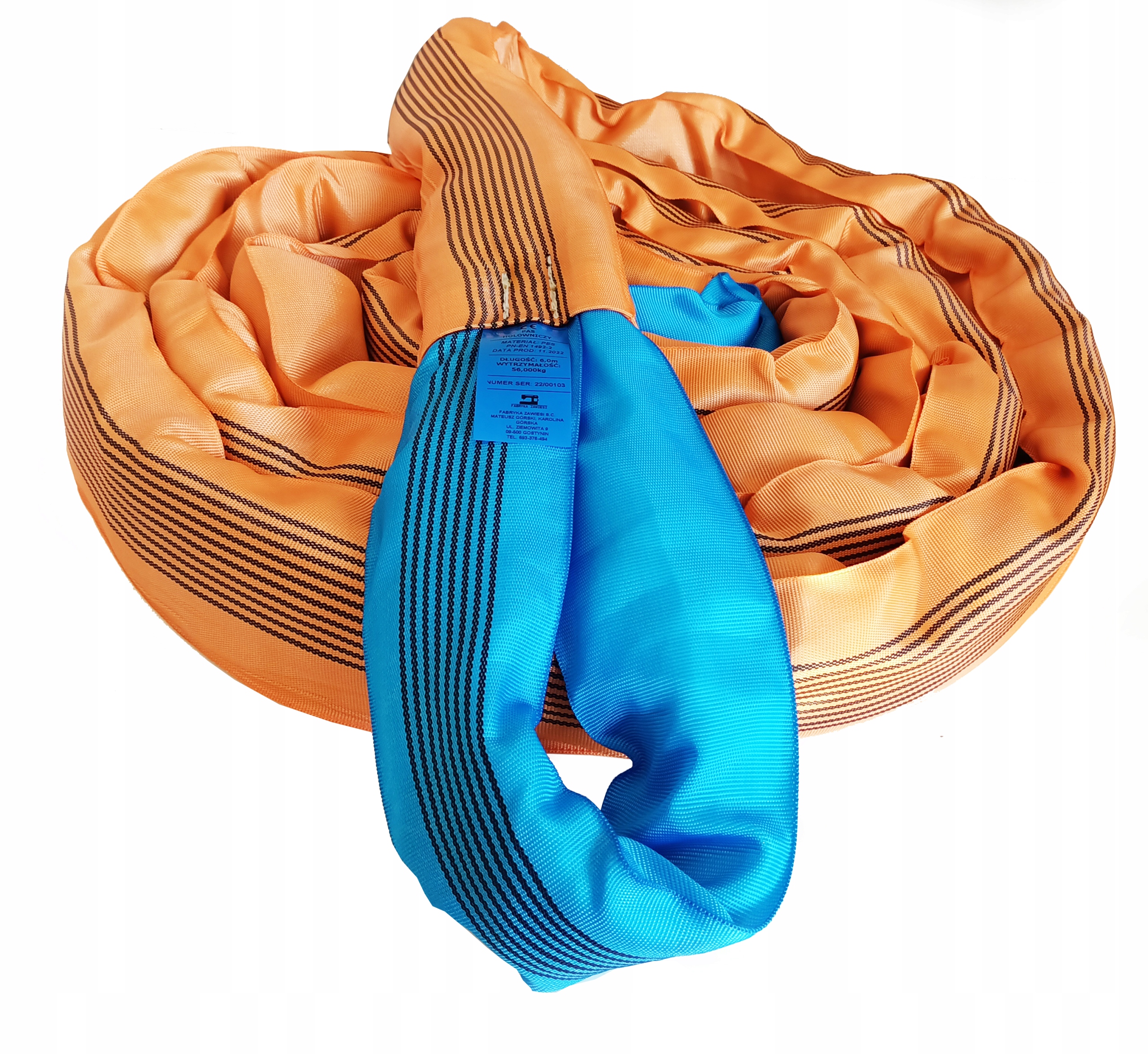 LINA HOLOWNICZA PAS 56T 6M ATEST POLSKA FIRMA