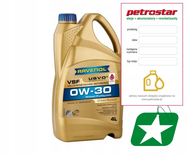 RAVENOL VSF SAE 0W-30 4L