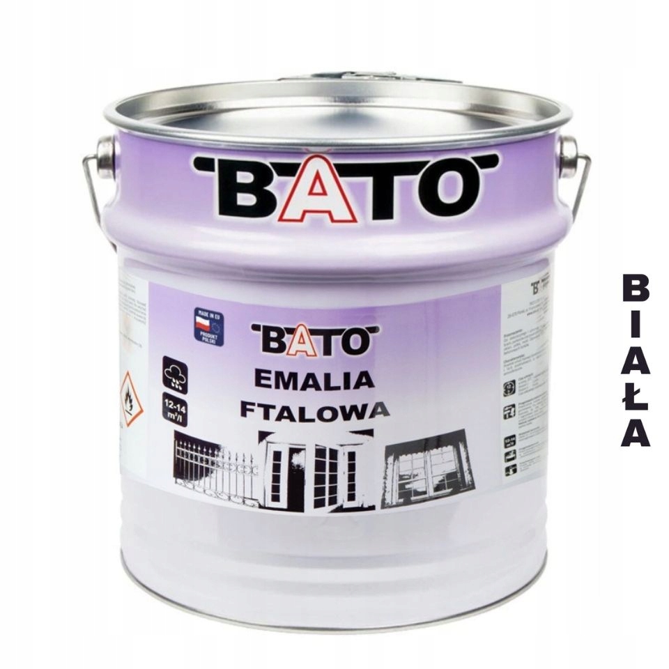 Bato Ftalový email na dřevo Barva na dřevo Bílá 10L