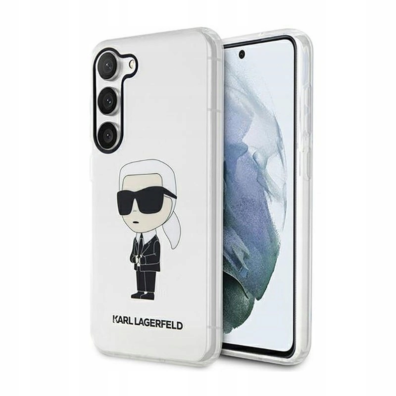 Karl Lagerfeld IML Nft Ikonik Pouzdro pro Samsung Galaxy S23+ průhledný