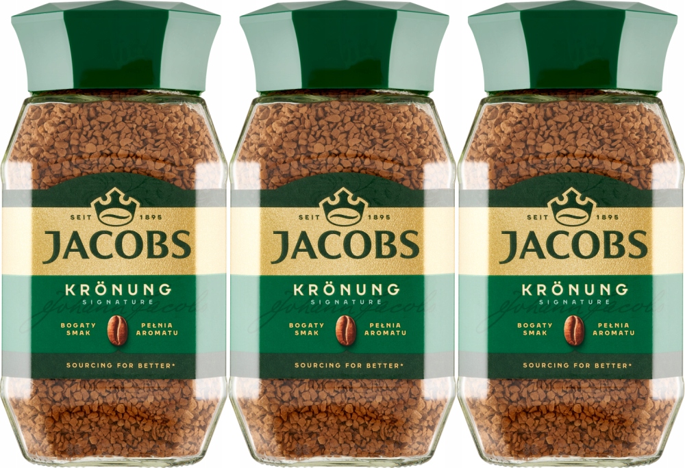 Jacobs kawa rozpuszczalna Kronung 200g x3