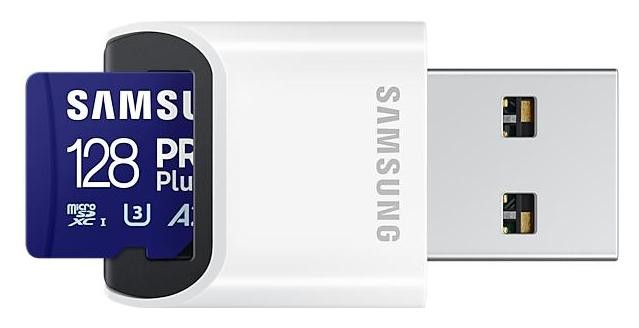 Samsung Pro PLUS microSDXC 128GB UHS-I U3 czytnik Kod producenta MB-MD128SB/WW