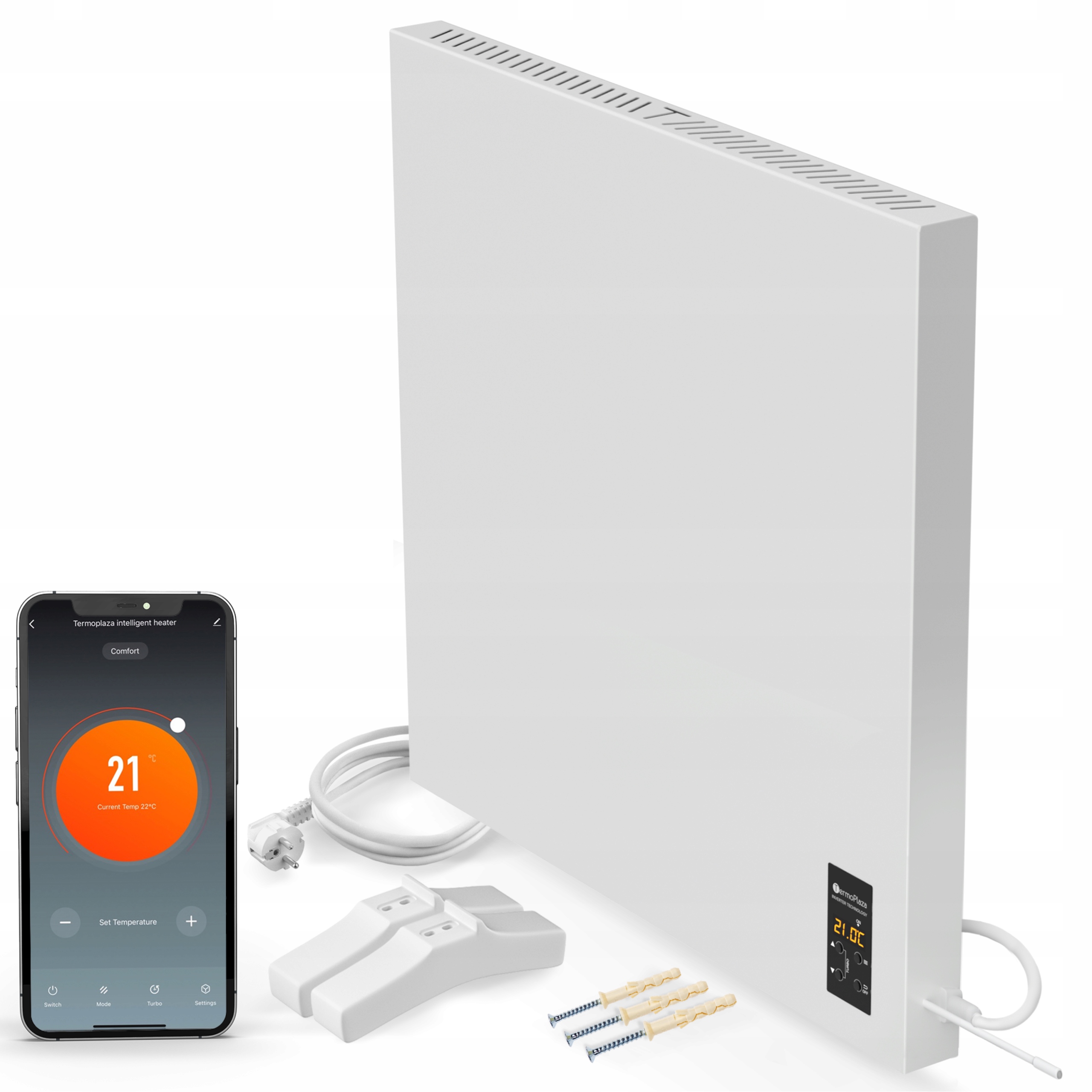Konvektorový ohřívač s Wifi termostatem Tuya 270W infračervený TermoPlaza