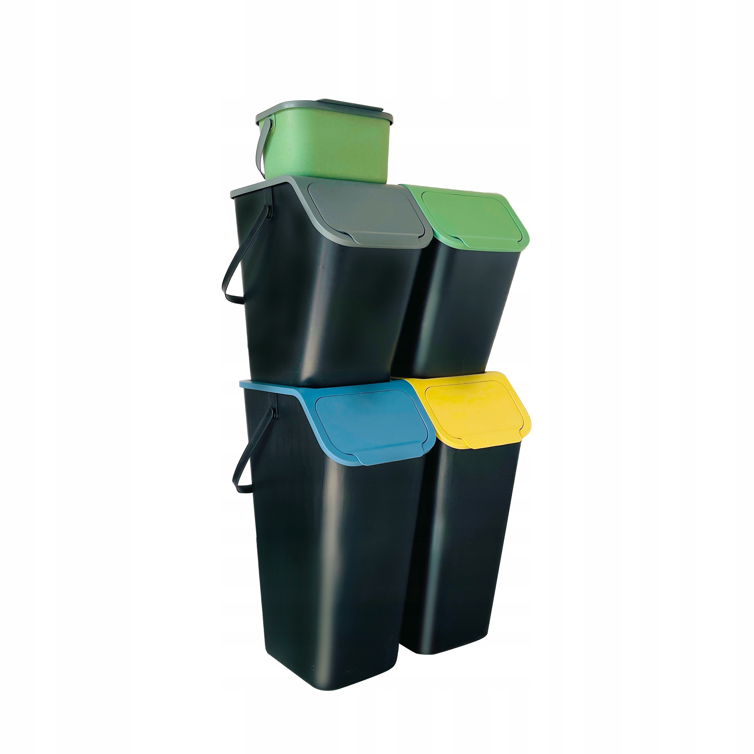 Levně 4x odpadkový koš Koše na tříděný odpad Bini Nádoba MiniBini 35L