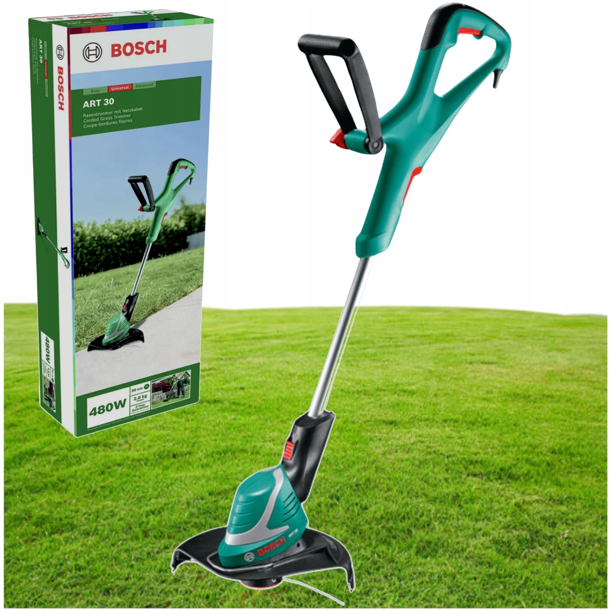 Elektrický Vyžínač Na Trávy 480 W ART30 30 CM Bosch 06008A5400