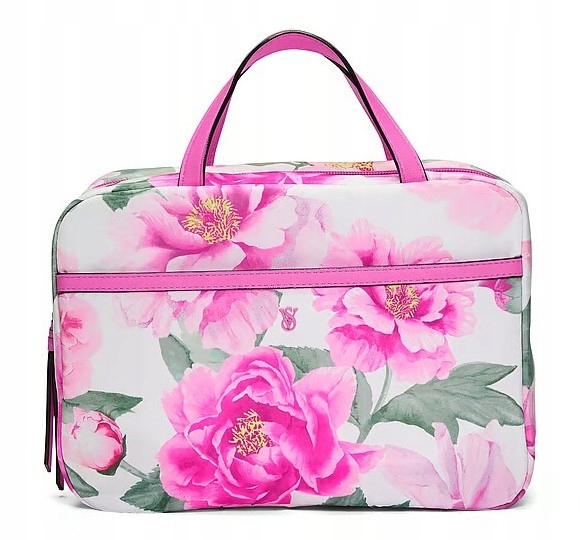Kosmetyczka wisząca Victoria's Secret organizer różowe kwiaty