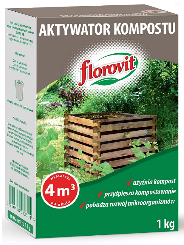

Aktywator kompostu Florovit 1KG nawóz azot 32% 4m3