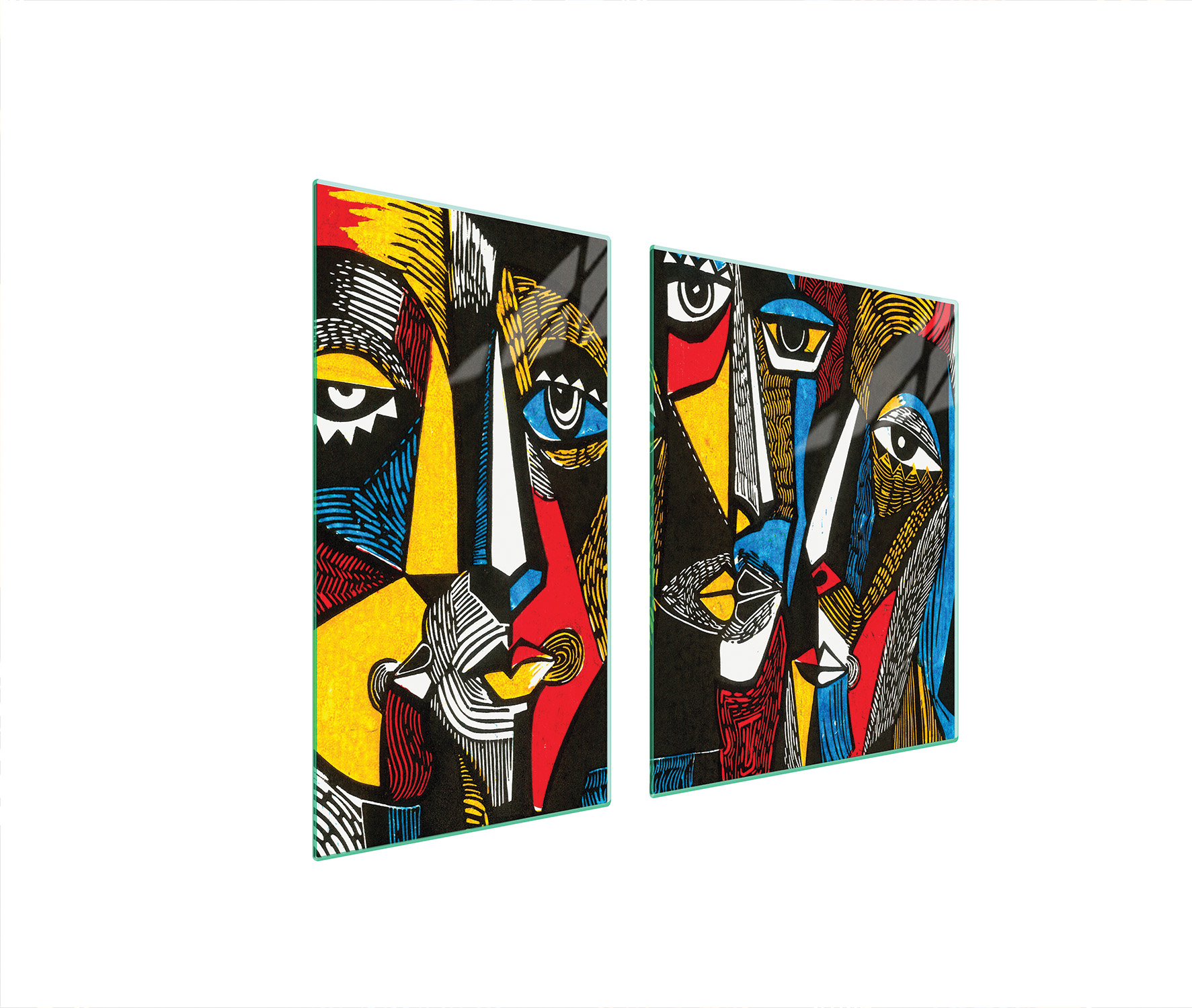 Ochranná Skleněná Deska Na Sporák 90x52 Pop Art. Tvrzené Sklo