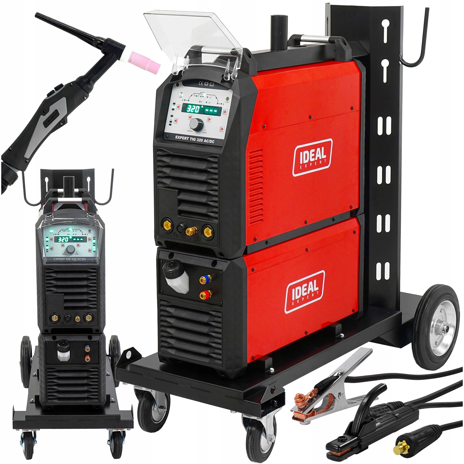 Spawarka Ideal Expert Tig Ac DC Punkt Mma 320A Puls 400V do Aluminium