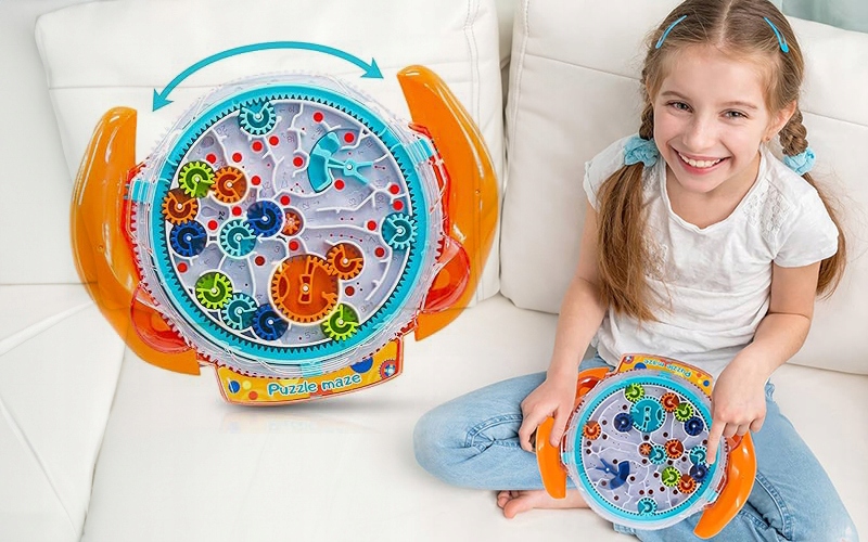 ZABAWKA NA PREZENT ZRĘCZNOŚCIOWA GRA EDUKACYJNA ZABAWKA LOGICZNA Labirynt Waga produktu z opakowaniem jednostkowym 0.2 kg