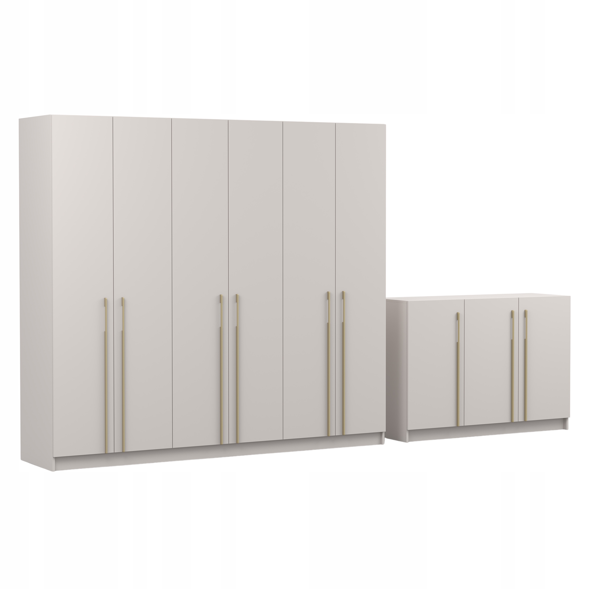 Sada Rosa Skříň 6D 230 Komoda 3D 135 Kašmír Zlatý Výrobce