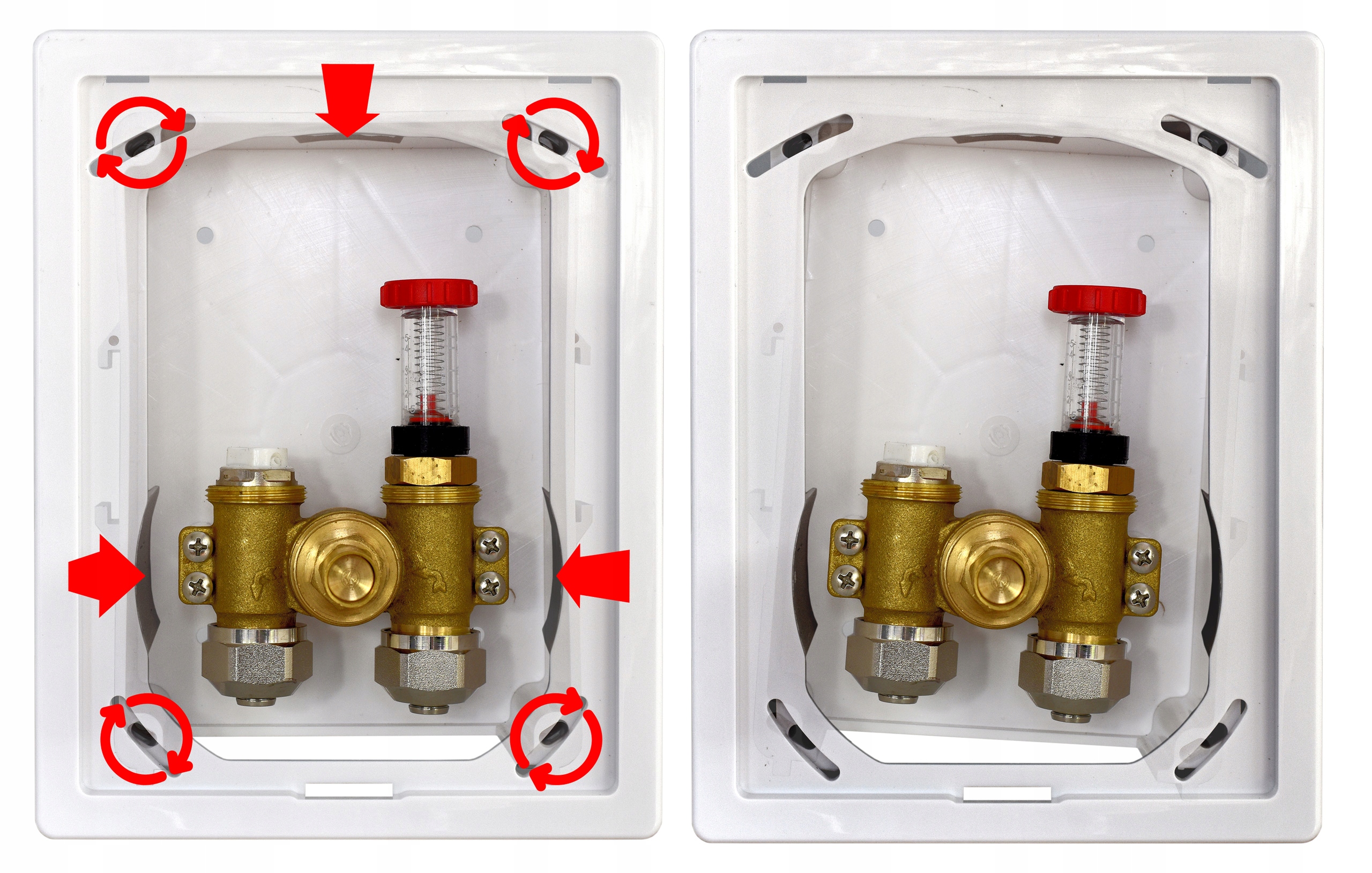 PODTYNKOWY OGRANICZNIK TEMPERATURY ZAWÓR do PODŁOGÓWKI 3/4" GŁOWICA RTL BOX Rodzaj wodne