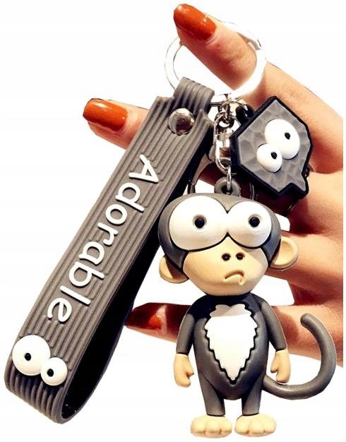 Brelok do kluczy małpa zawieszka do torby małpka