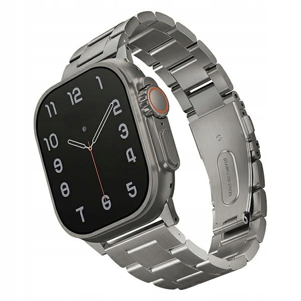 Uniq Osta stalowy pasek do Apple Watch 42/44/45/49 mm srebrny