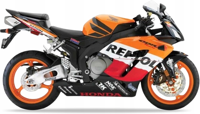 Nálepky Juula Pre Honda Cbr 1000 Rr 2005 Repsol Usa Oranžová Modrá