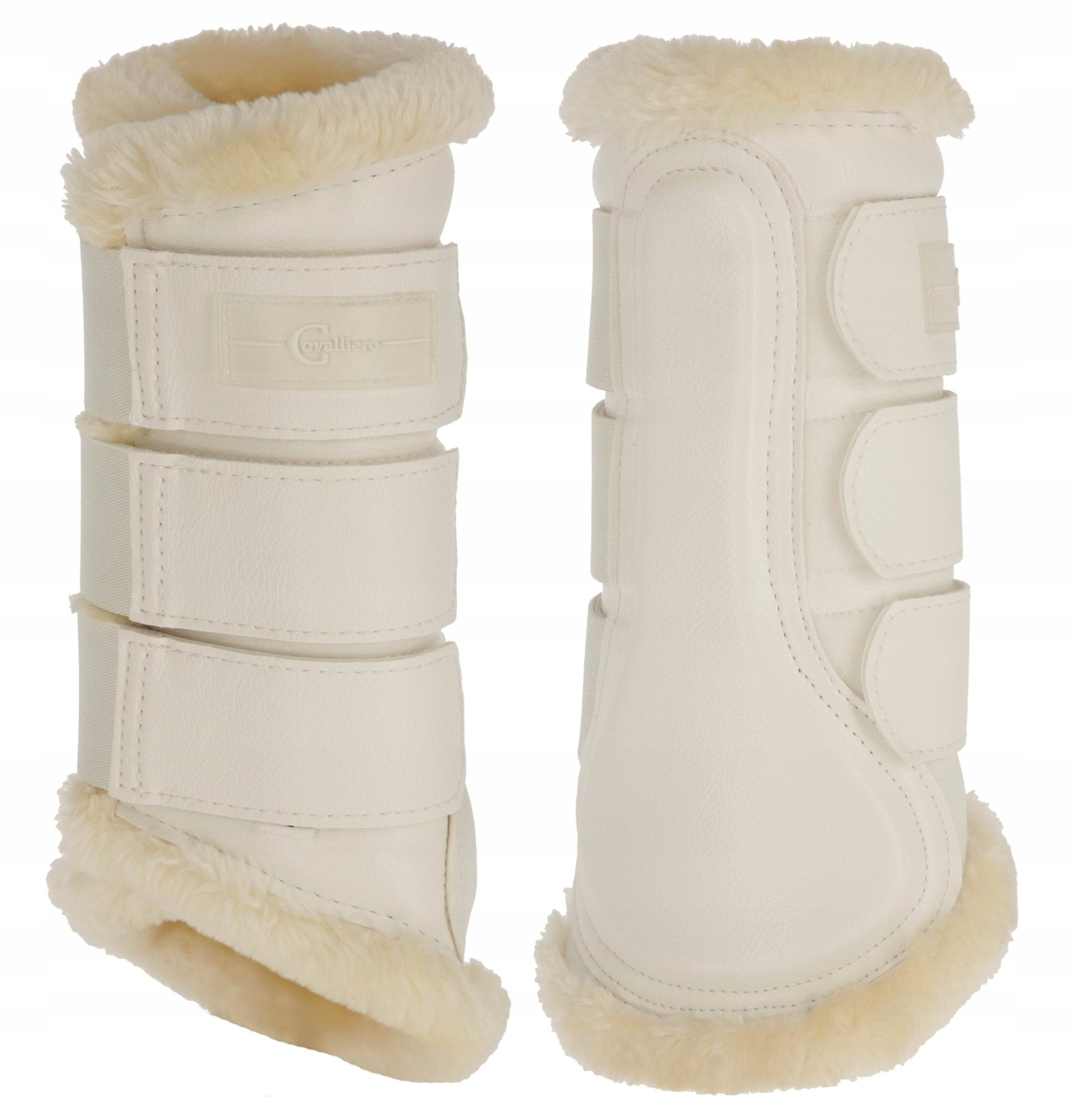 Chrániče Pro Koně Pelisa S Umělou Kožešinou Bílé Pony Covalliero