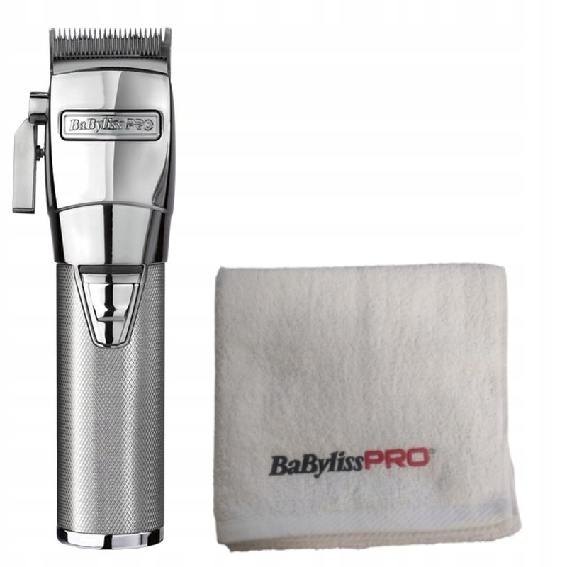 BaByliss ChromFX zastřihovač vlasů FX8700E ručník 100 x 50 cm Bonus