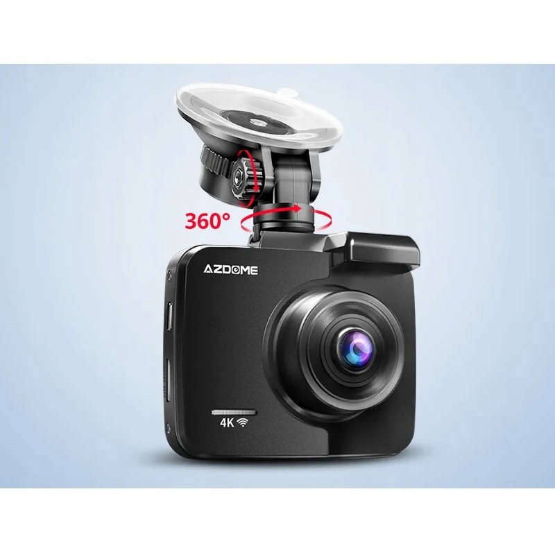 WIDEOREJESTRATOR KAMERA PRZÓD TYŁ 4K GPS WIFI APLIKACJA + KARTA 64GB Model GS63H