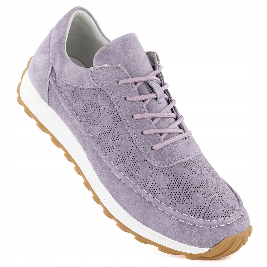 Kožené semišové polobotky fialové Sergio Leone SP001 37