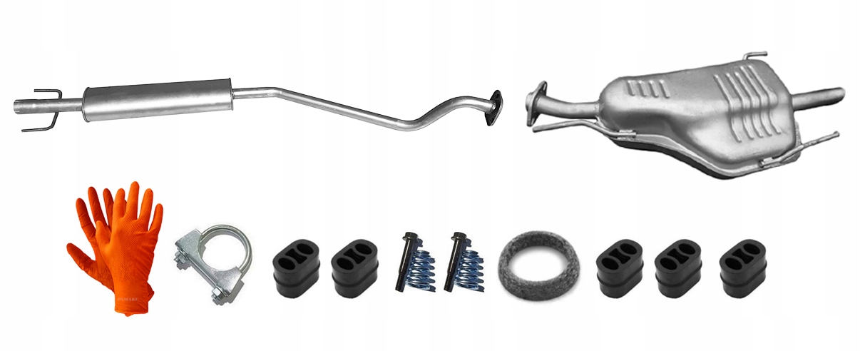 Opel Astra G 1.4 1.6 (1998-2004) Hatchback Tlumič Středový Koncový