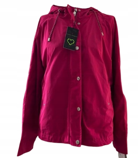 Fuchs Schmitt Růžová Bunda S Odnímatelnou Kapucí Plus Size 44 K1N