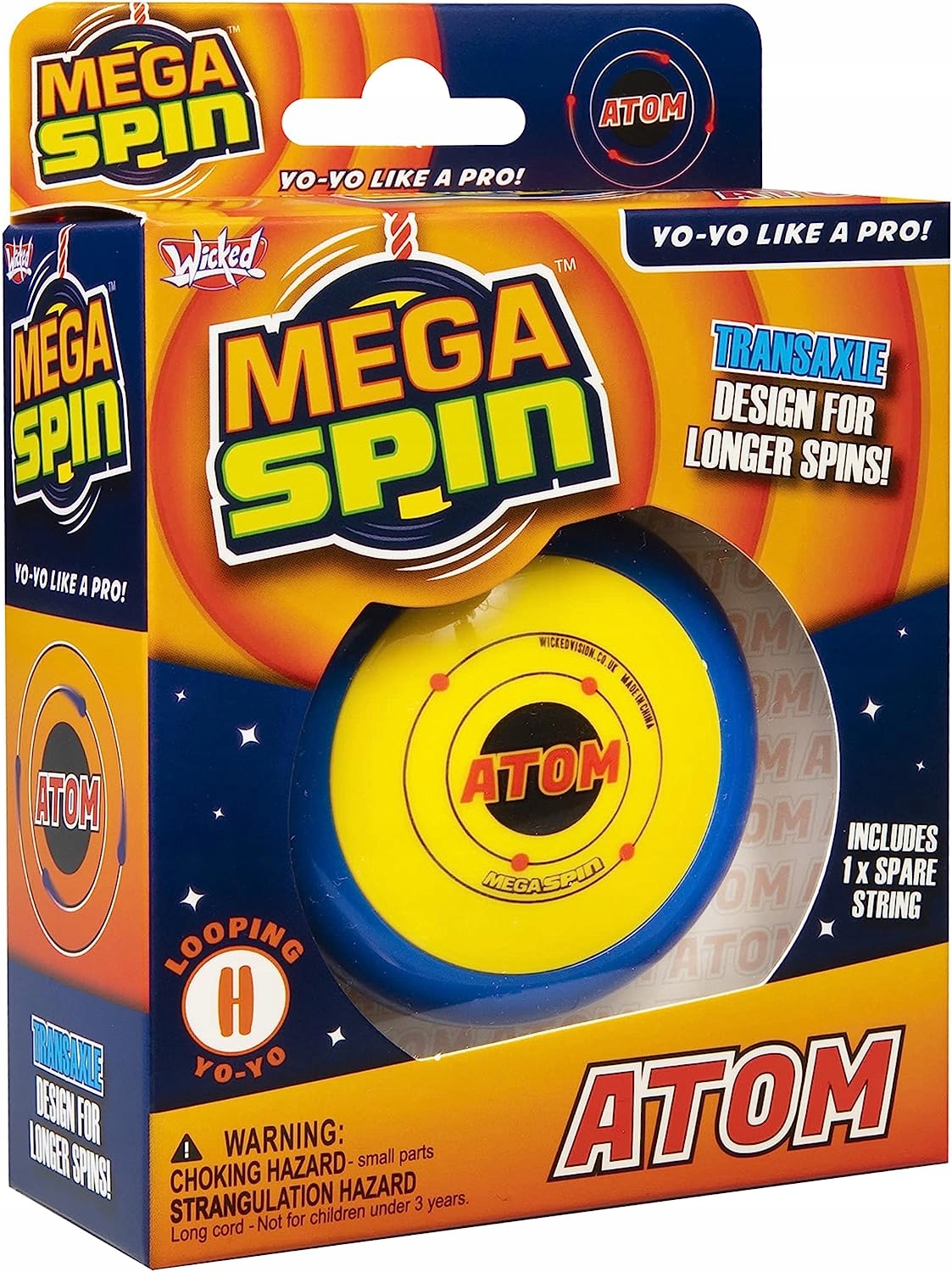 Wicked Mega Spin Atom mega jojo początkujący jo jo Marka Wicked