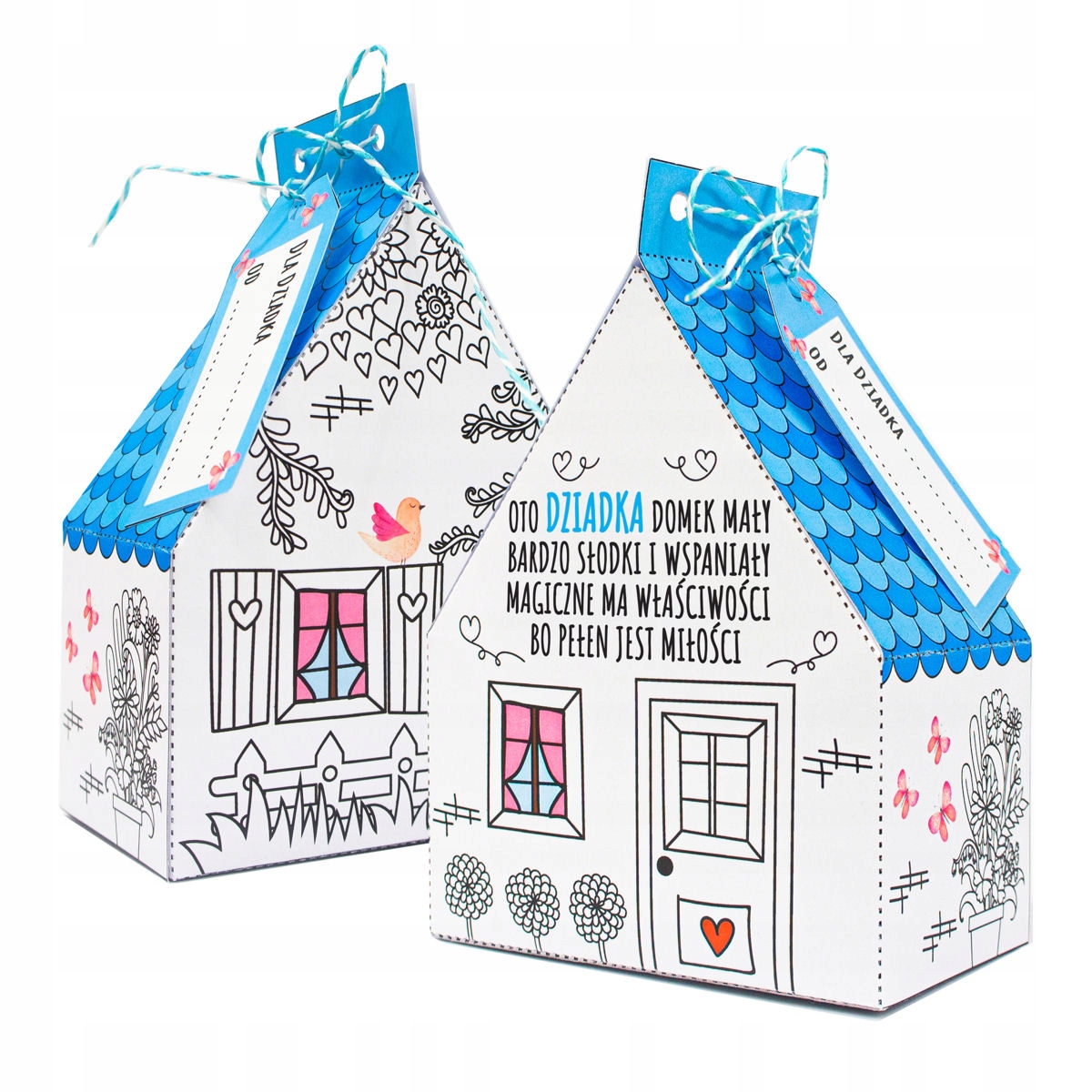 

Domek słodkości na cukierki Dzień Babci Dziadka