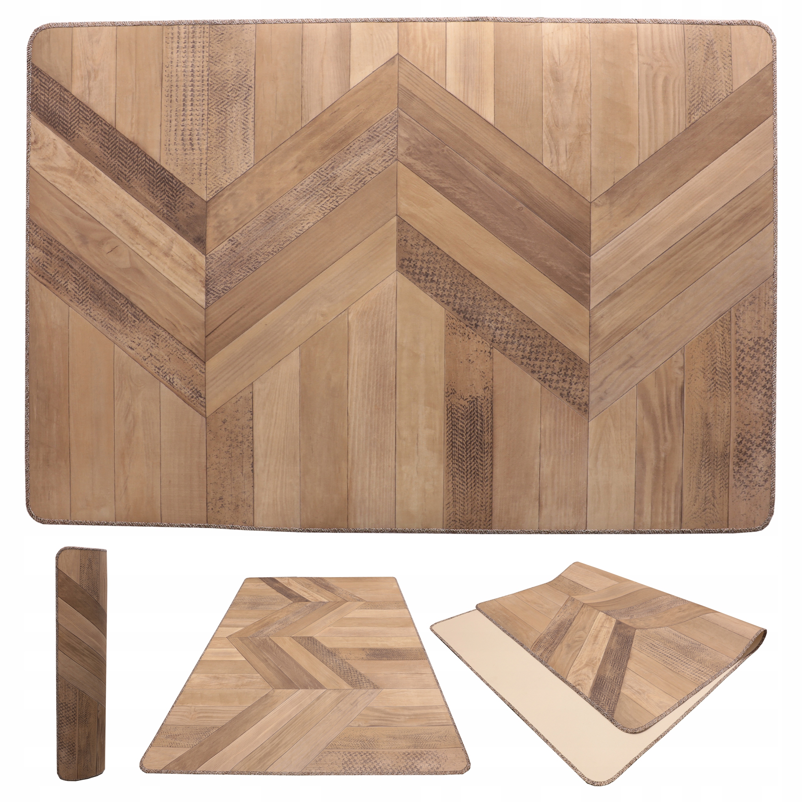 Behúň do kuchyne Pogumovaný, vinylový, vodotesný, 75 x 300 cm, kuchynský koberec