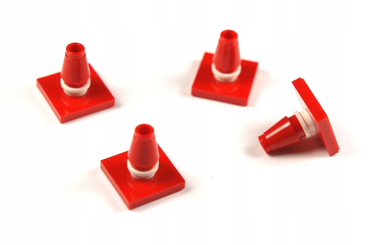 

Płytki Słupki Ostrzegawcze 4szt. Lego 23893 59900