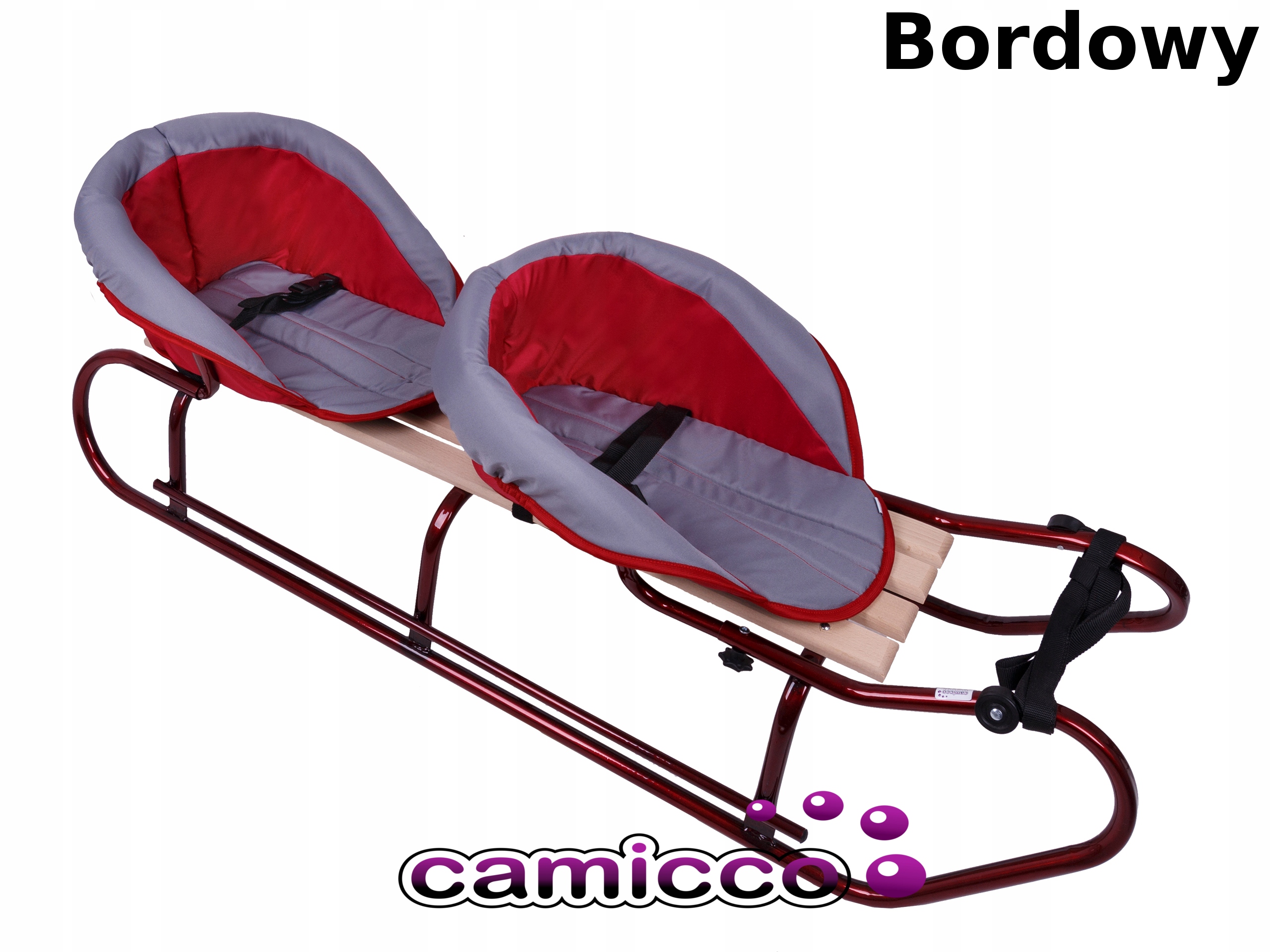 Sanki dwuosobowe z 2 materacykami podwójne NOWOŚĆ Marka CAMICCO