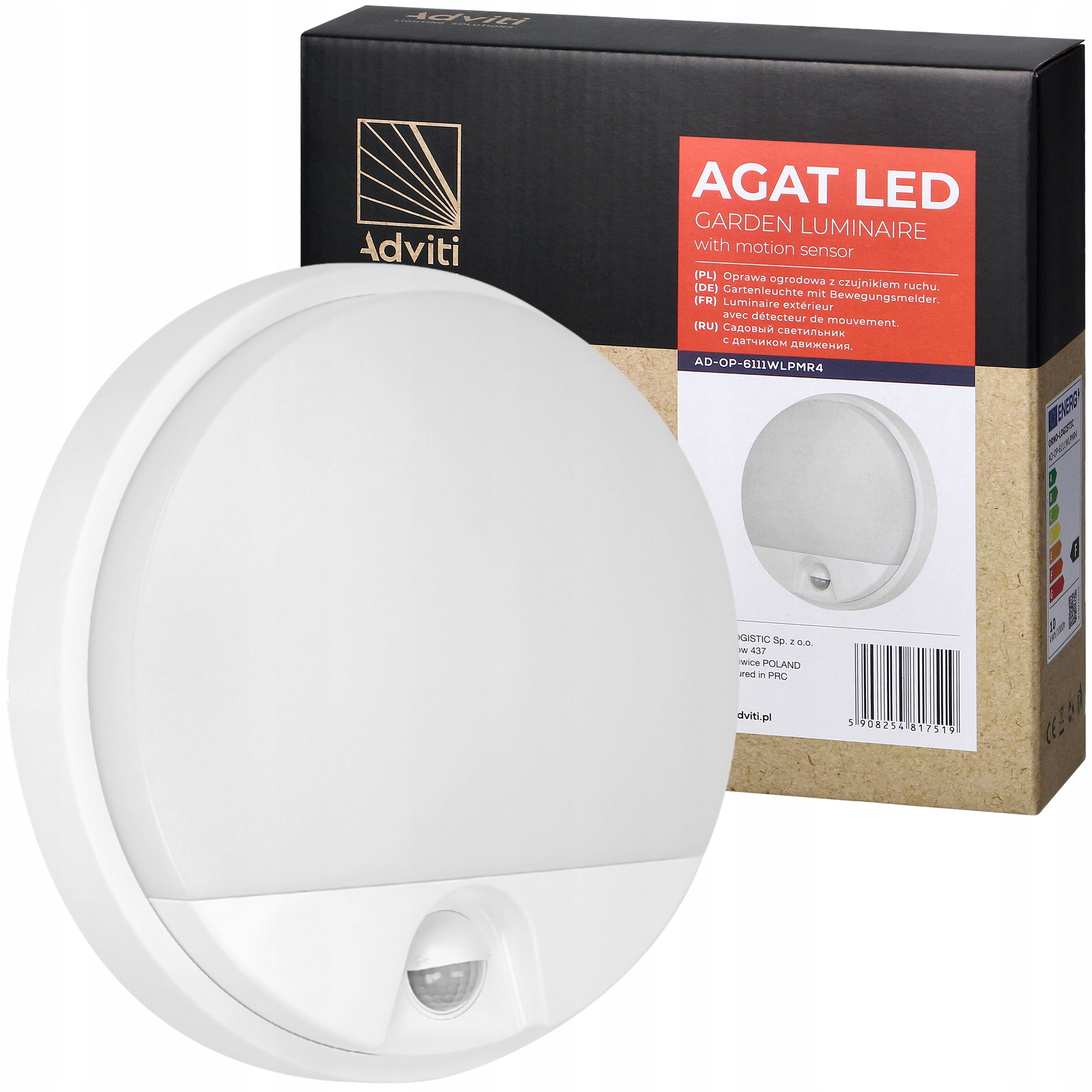 

Lampa Zewnętrzna Ogrodowa Led Z Czujnik Ruchu 15W