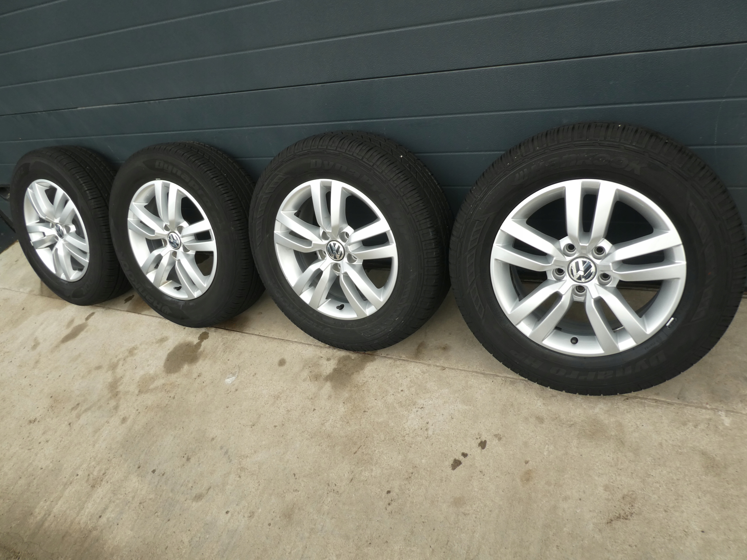 4X wheels discs tyres VW TIGUAN 5N0601025R 2013/2020R