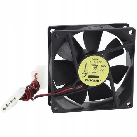 

Wentylator Gembird FANCASE-4 80 x 80 mm Molex