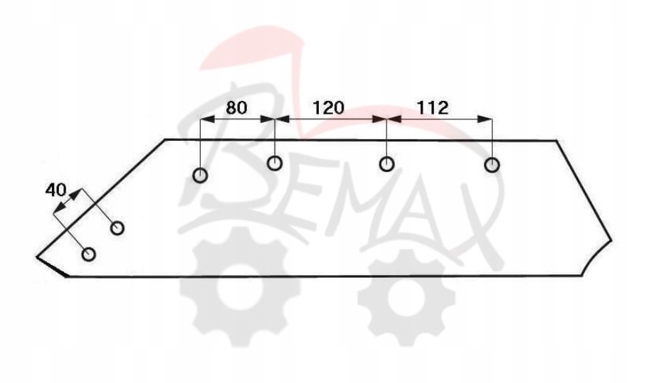 ORYGINAL LEMIESZ LEWY 16 CALI KVERNELAND 063018 Part number 063018