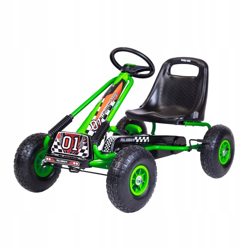 Dziecięcy Gokart Na Pedały Baby MIX Razor Zielony