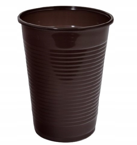 

Kubek Plastikowy Jednorazowy Brązowy 200ML 100 szt